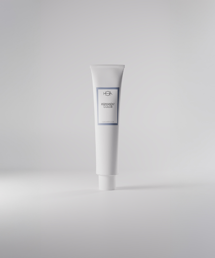 Permanent hair color cream with 100% gray coverage, made in Italy by HSA for Private Label brands